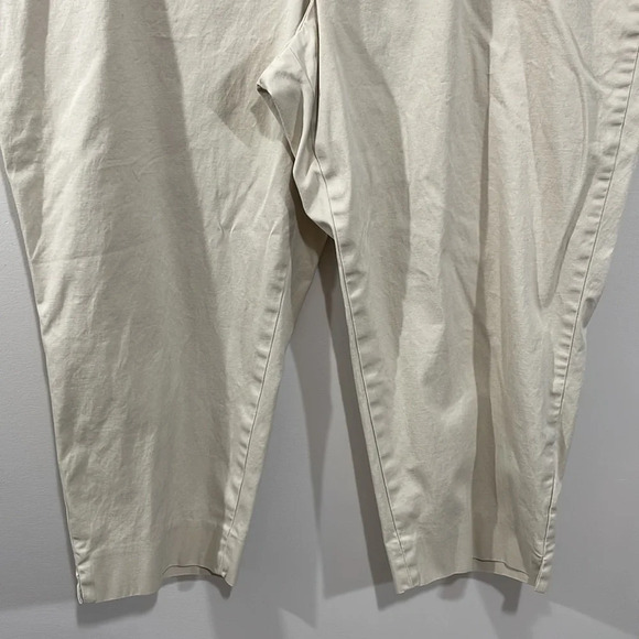 Talbots Perfect Crop Khaki Pants 22WP - Picture 3 of 15